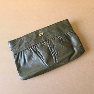 Olive Green Clutch Purse